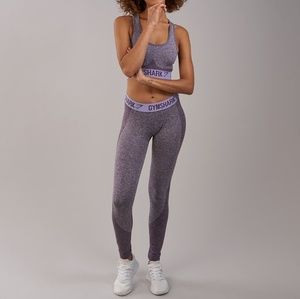 Gymshark Flex Leggings Purp Wash Marl/Pastel Lilac